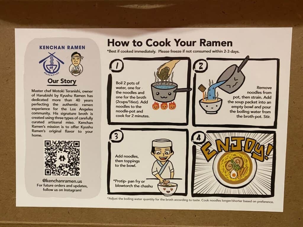 instant ramen instructions