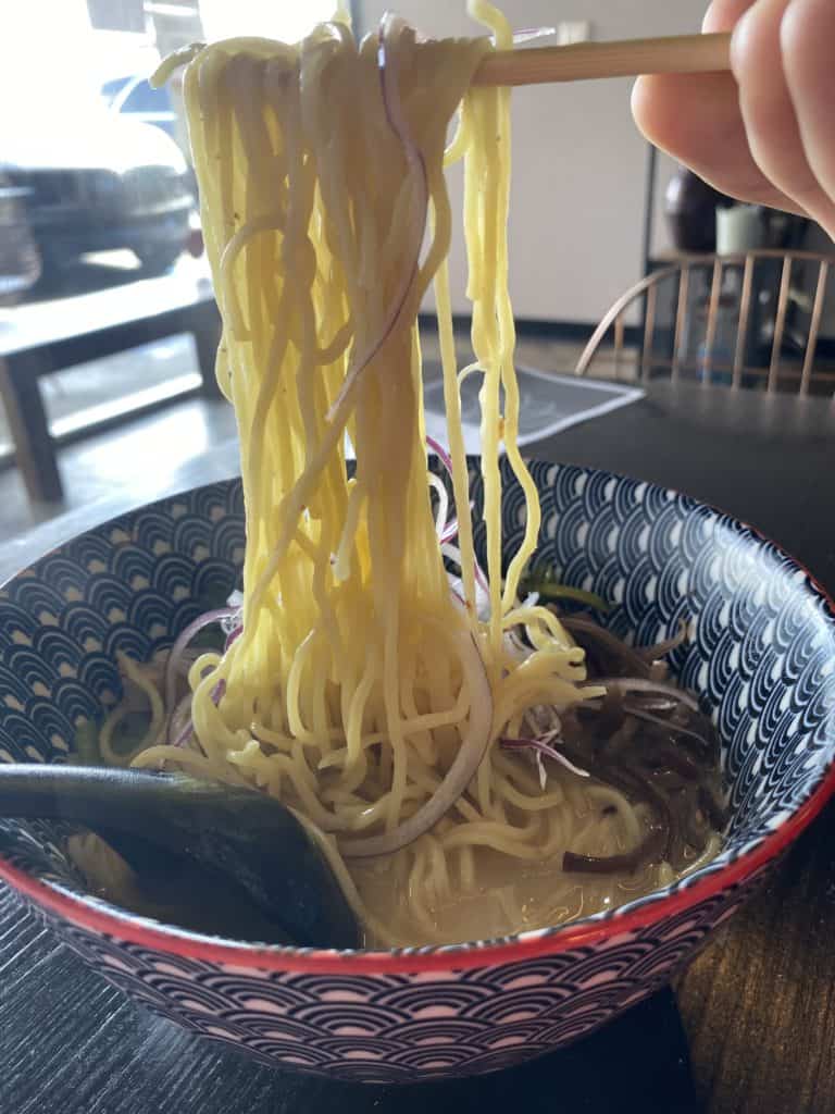 ramen noodle pull