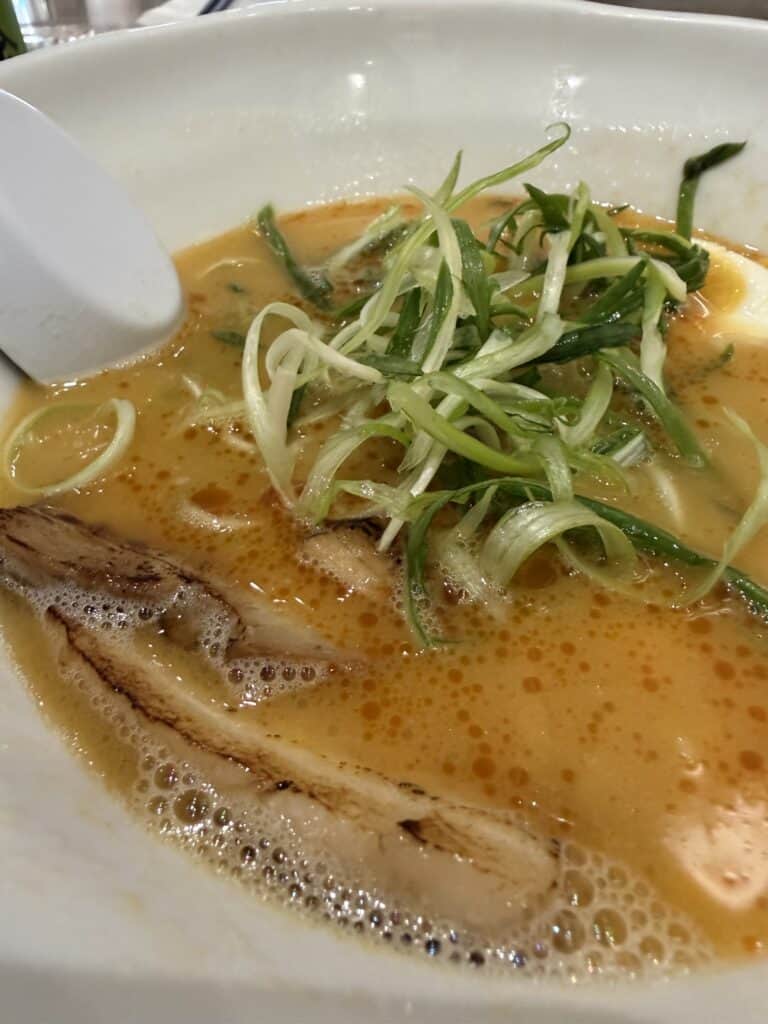 close up on tantanmen